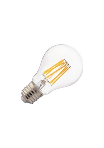5 Adet 8W Led Ampul E27 Duylu 6400K Beyaz Işık Filament Globe-8 001 015 0008