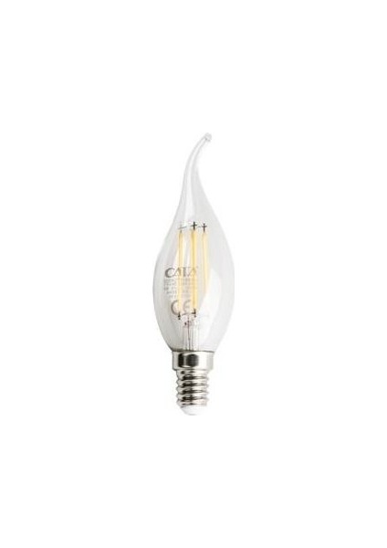 5 Adet 4 Watt Led Flament Ampul Gün Işığı E14 Duylu Ct-4062