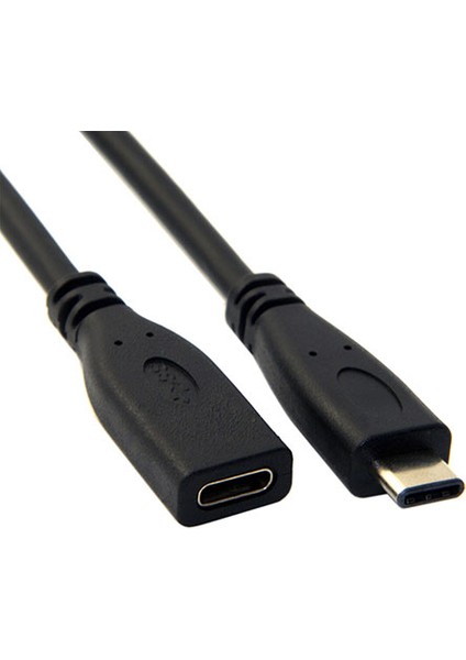 1 Metre Type c usb 3.1 dişi / erkek uzatma kablosu 1m