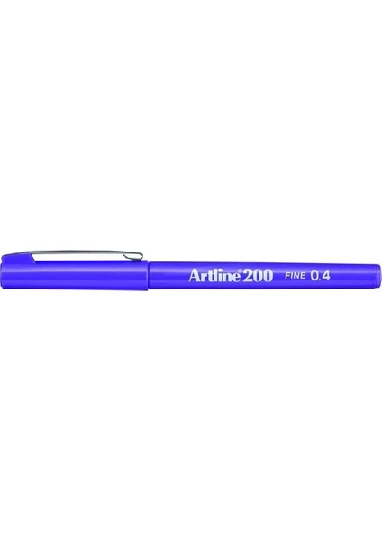 200 Fineliner 0.4mm Ince Uçlu Yazı ve Çizim Kalemi Mor