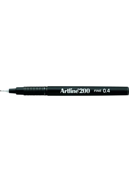 200 Fineliner 0.4mm Ince Uçlu Yazı ve Çizim Kalemi Siyah