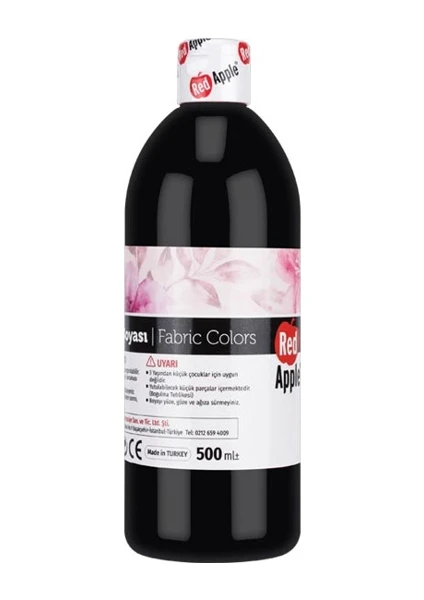 Red Apple  Kumaş Boyası 500 Ml. Siyah