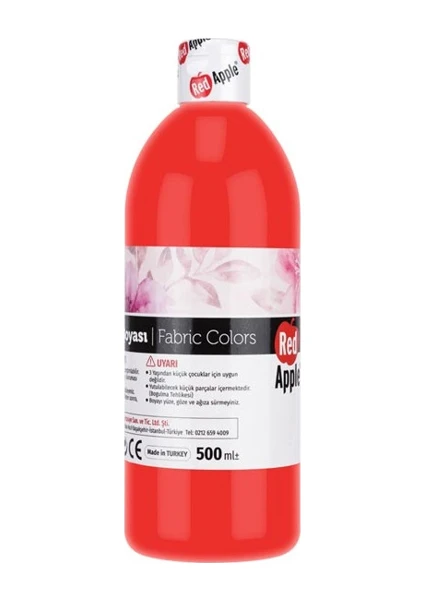 Red Apple  Kumaş Boyası 500 Ml. Kırmızı