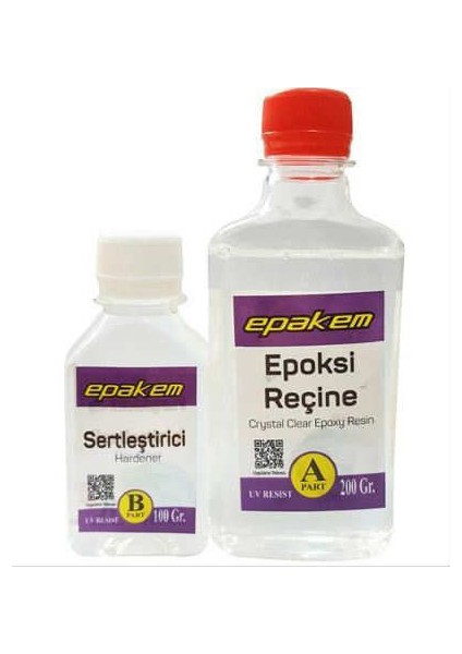 Crystal Resin Epoksi Kristal Reçine 300 Cc.
