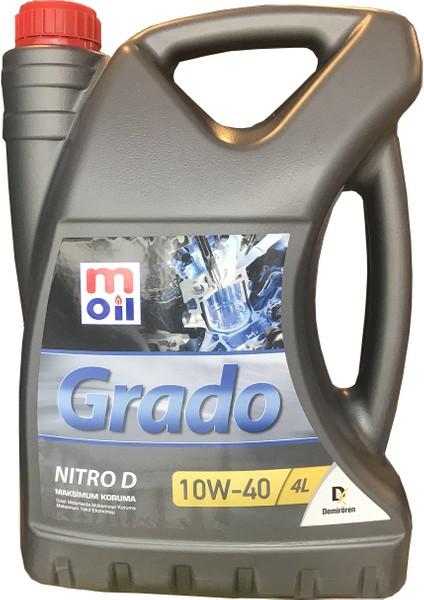 Grado Nitro D 10W-40 4 Litre Motor Yağı ( Üretim Yılı : 2021 )