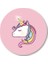 Unicorn Sticker Etiket Duvar Süsü 7 x 7 cm 10lu 1