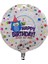 Folyo Balon Happy Birthday Baykuşlu 18'' 1