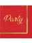 Party Kırmızı Peçete 20'li 1