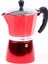 Kırmızı 6 Kişilik Moka Pot Moca Pot Mocha Pot 1
