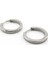 Eğimli Tasarım 18 mm Büyük Boy Halka Çelik Erkek Küpe E625 1