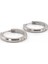 Eğimli Tasarım 18 mm Büyük Boy Halka Çelik Erkek Küpe E625 2