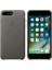 Apple iPhone 7/8 Plus Deri Kılıf - Gri 1