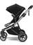 Sleek Midnight Black on Aluminium Bebek Arabası 3