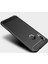 Xiaomi Redmi Y3 Brushed Carbon Fiber Silikon Kılıf - Siyah 3