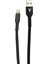 V-06 Type C USB Kumaş Kaplı Kopmaz Hızlı Şarj Aleti Kablosu 1