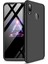 Huawei Y7 Prime 2019 Kılıf Double Dip 360 Protective Siyah 2