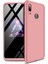Huawei Y7 Prime 2019 Kılıf Double Dip 360 Protective Rose Gold 2