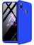 Huawei Y7 Prime 2019 Kılıf Double Dip 360 Protective Mavi 2
