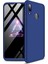 Huawei Y7 Prime 2019 Kılıf Double Dip 360 Protective Lacivert 2