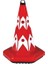 Kedi Gözlü Trafik Konisi 50Cm (Ut5021) Agırlıklı 1