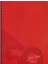 19X25 80 Yp Kareli Pp. Kp.Spr Defter Kırmızı Since 1966 1