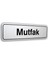 Adi̇lon Mutfak 7 x 25 cm Foam Pvc Kapı İsimliği 1