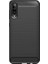 Samsung Galaxy A70 Brushed Carbon Fiber Silikon Kılıf - Siyah 1