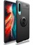 Huawei P30 Focus Serisi Yüzük Standlı Silikon Kılıf 2