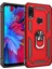 Xiaomi Redmi Note 7 Pro Kılıf Military Ring Holder Kırmızı Kırmızı 2