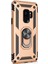 Samsung Galaxy S9 Kılıf Military Ring Holder Gold Gold 1