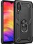 Samsung Galaxy A10 Kılıf SM-A105F Yüzüklü Standlı Tank Silikon + Kırılmayan Nano Cam 1