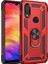 Samsung Galaxy A20 Kılıf SM-A205F Yüzüklü Standlı Tank Silikon 1
