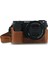 Sony Alpha A6100, A6400 Hakiki Deri Tek Dip Kamera Çantası 1