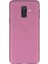 Samsung Galaxy A6 Plus 2018 Premium Matte Silikon Kılıf Pembe 1