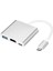 USB 3.1 Type-C - USB 3.0+ HDMI+ USB 3.1 Type-C Çoklayıcı Adaptör CDG-CNV39 1