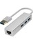 USB 3.0 - 3Port USB 3.0+ RJ45 Ethernet Çoklayıcı Hub CDG-CNV41 1