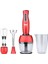 Lucca 1000W Blender Seti Kırmızı 1