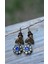 Jewellery F02571 Safir Ve Zirkon Taşlı Otantik Bayan Küpe 1