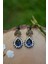 Jewellery Safir Taşlı Otantik Bayan Küpe 2