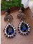 Jewellery Safir Taşlı Otantik Bayan Küpe 4