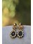 Jewellery Rf02572 Safir Ve Zirkon Taşlı Otantik Bayan Küpe 1