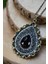 Jewellery Bordo Kristal Taşlı Bayan Kolye 1