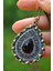 Jewellery Bordo Kristal Taşlı Bayan Kolye 2