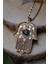 Jewellery Rf03335 Kök Zümrüt Otantik Bayan Kolye 4