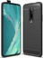 OnePlus 7 Pro Brushed Carbon Fiber Silikon TPU Kılıf Siyah 2
