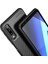 Samsung Galaxy A7 2018 Maxy Serisi Carbon Fiber Silikon TPU Kılıf Siyah 2