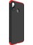 Xiaomi Mi 8 Tam Koruma Kapak 360 Derece Kılıf Kırmızı-Siyah 1