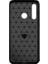 Microce Huawei P Smart Plus 2019 Brushed Carbon Fiber Silikon TPU Kılıf Siyah 3