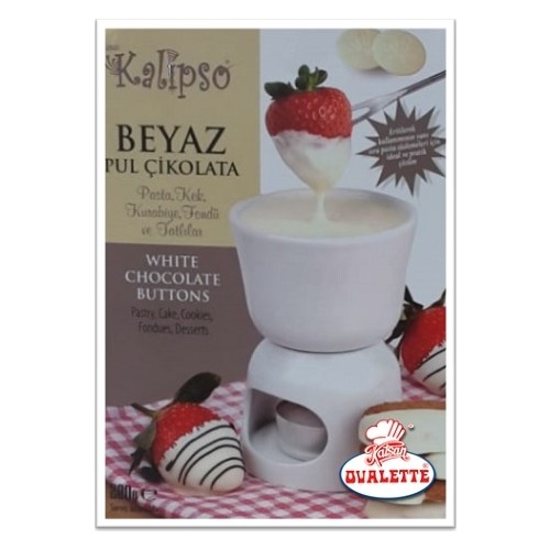 Ovalette Beyaz Para Pul Çikolata Kuvertür 200 gr Fiyatı