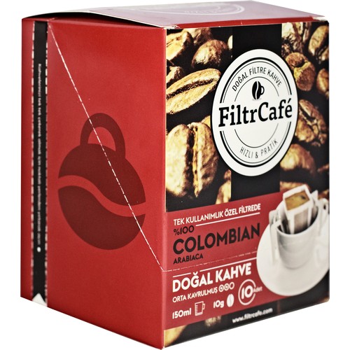 Filtrcafe Poşet Filtre Kahve 10�lu 10 gr Fiyatı